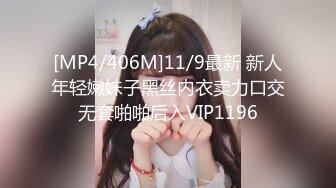 [MP4/406M]11/9最新 新人年轻嫩妹子黑丝内衣卖力口交无套啪啪后入VIP1196