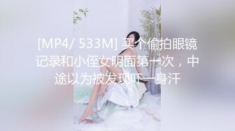 [MP4/ 533M] 买个偷拍眼镜记录和小侄女明面第一次，中途以为被发现吓一身汗