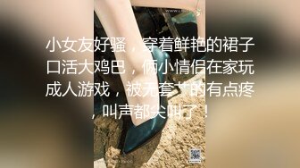 小女友好骚，穿着鲜艳的裙子口活大鸡巴，俩小情侣在家玩成人游戏，被无套艹的有点疼，叫声都尖叫了！