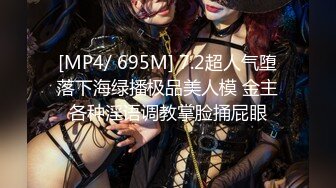 [MP4/ 695M] 7.2超人气堕落下海绿播极品美人模 金主各种淫语调教掌脸捅屁眼