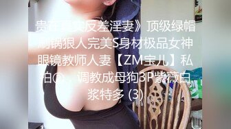 贵在真实反差淫妻》顶级绿帽刷锅狠人完美S身材极品女神眼镜教师人妻【ZM宝儿】私拍②，调教成母狗3P紫薇白浆特多 (3)