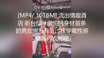 [MP4/ 1016M] 流出情趣酒店 新台绿叶房偷拍身材苗条的男女炮友开房过夜穿着性感情趣内衣啪啪