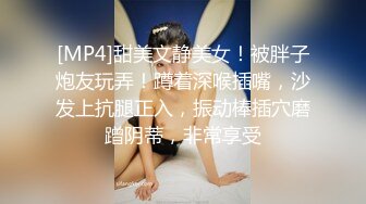 [MP4]甜美文静美女！被胖子炮友玩弄！蹲着深喉插嘴，沙发上抗腿正入，振动棒插穴磨蹭阴蒂，非常享受